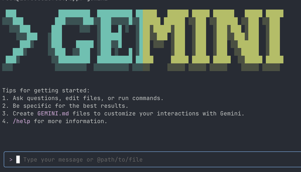 Gemini CLI in Docker on Raspberry Pi