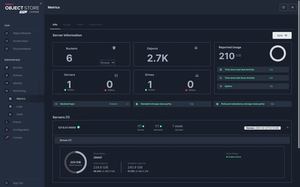 鉄の塊をオブジェクトストレージにする